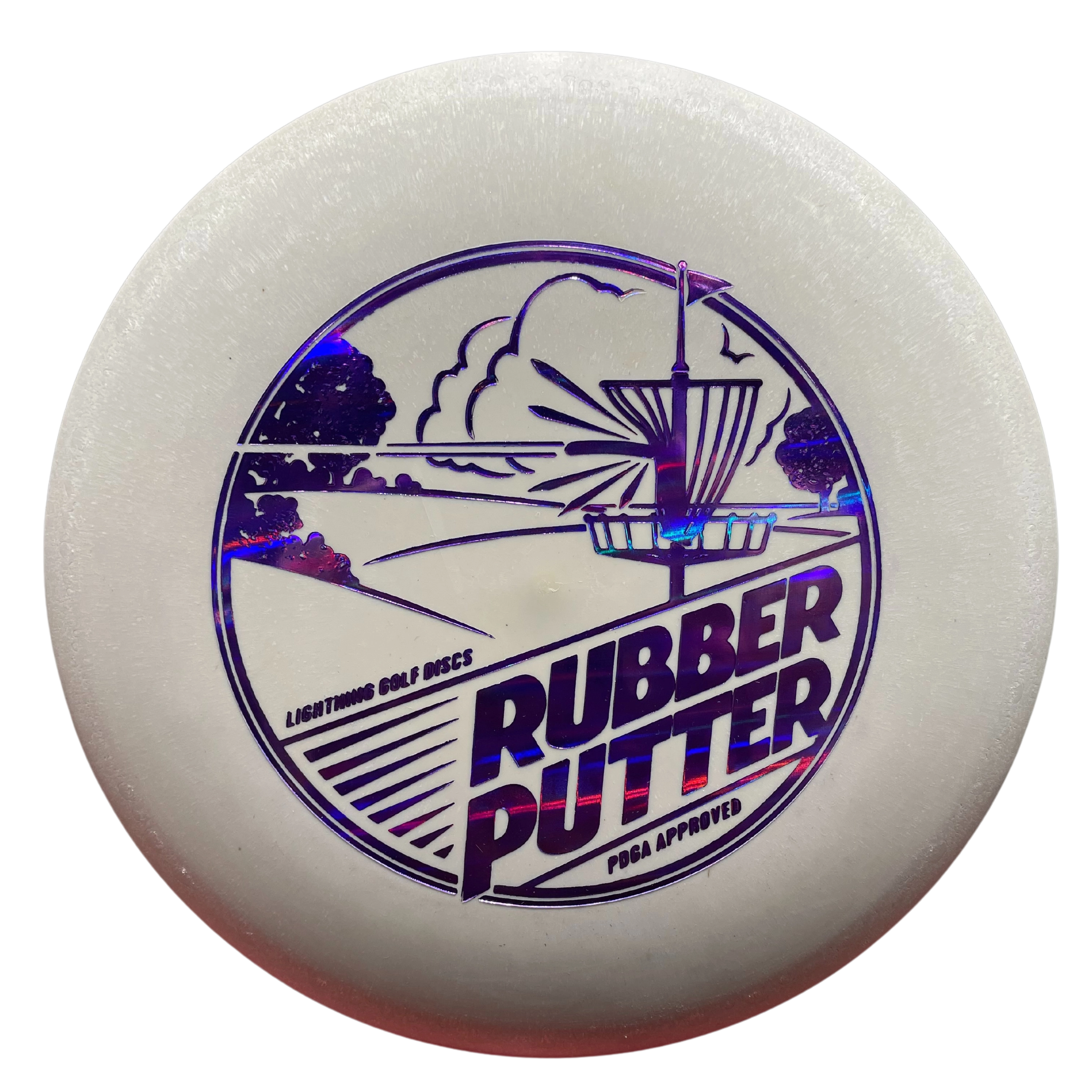 Lightning Discs Rubber Putter disc golf disc